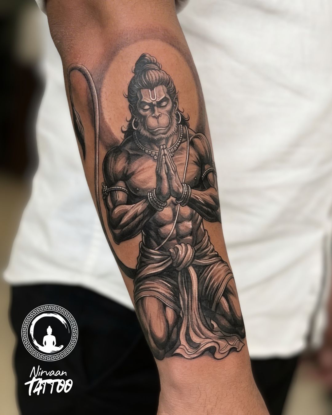 Lord hanuman tattoo